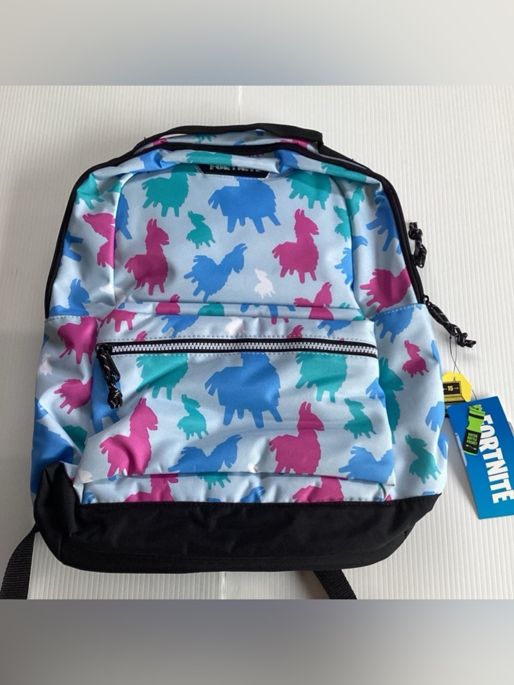 Fortnite Blue & Pink Unisex Multiplier 2.0 Laptop Backpack NWT